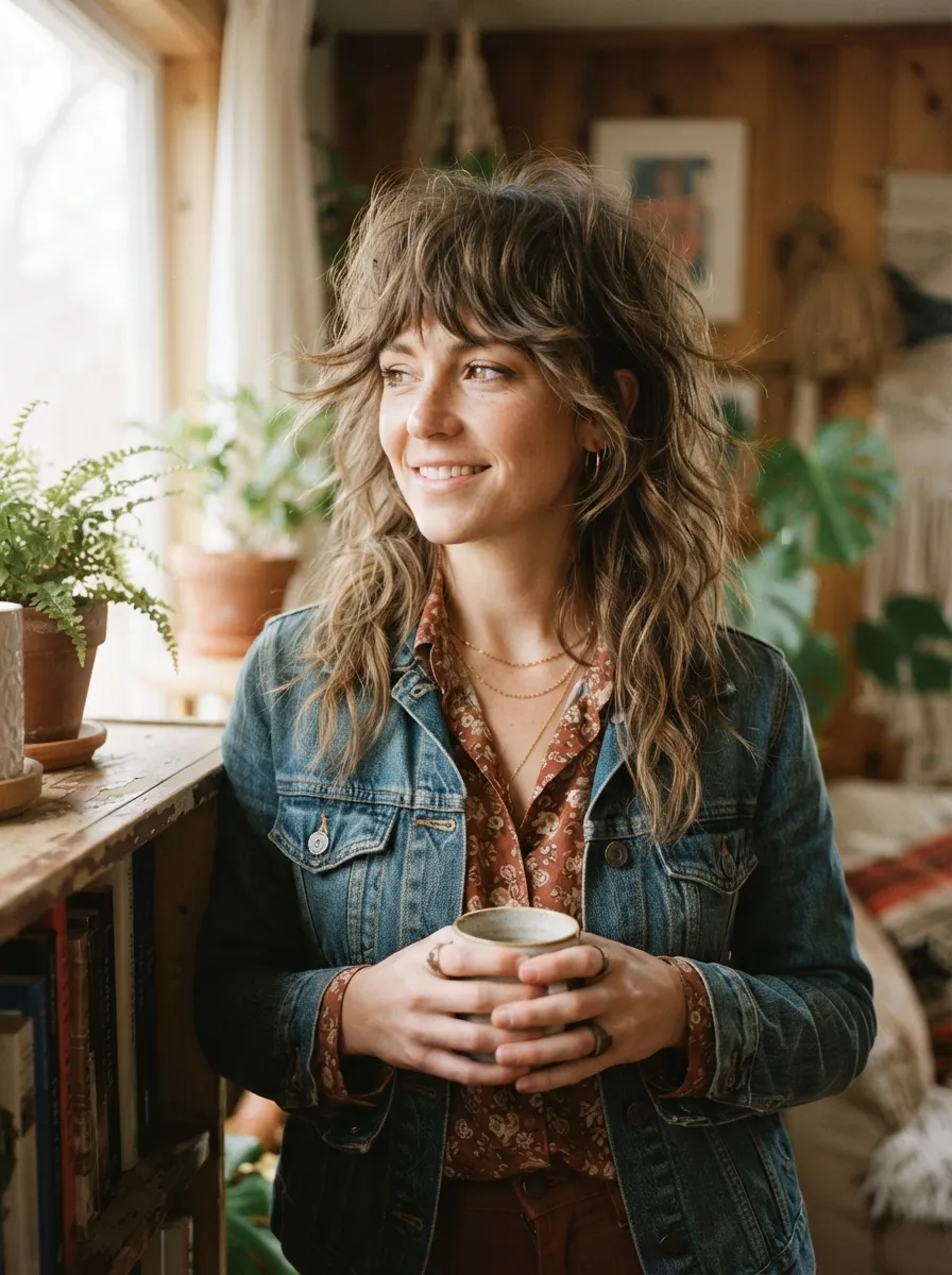 Wispy Bangs for Gray or Silver Hair