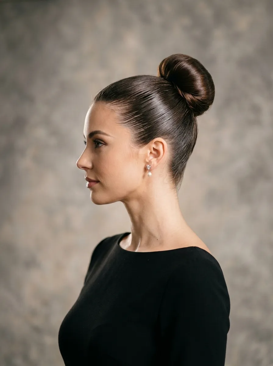 Sleek High Bun