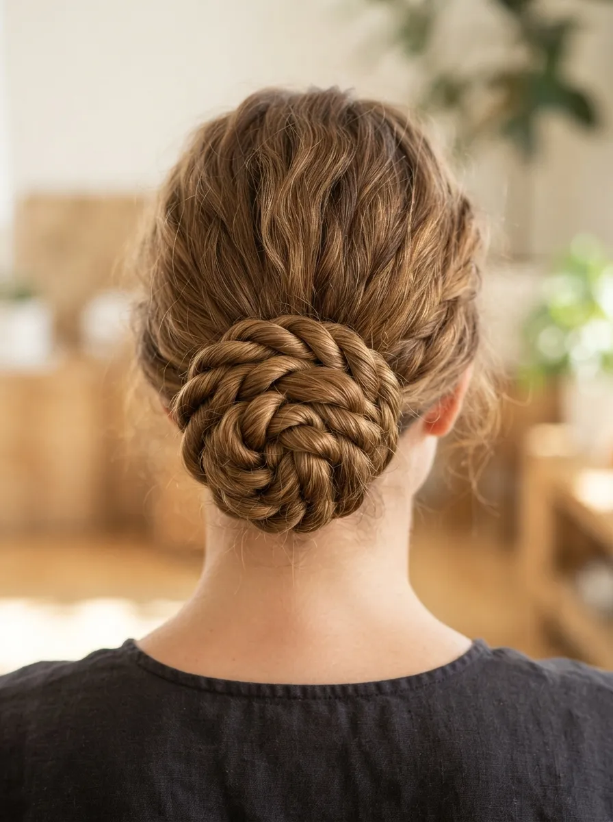Rope Braid Bun