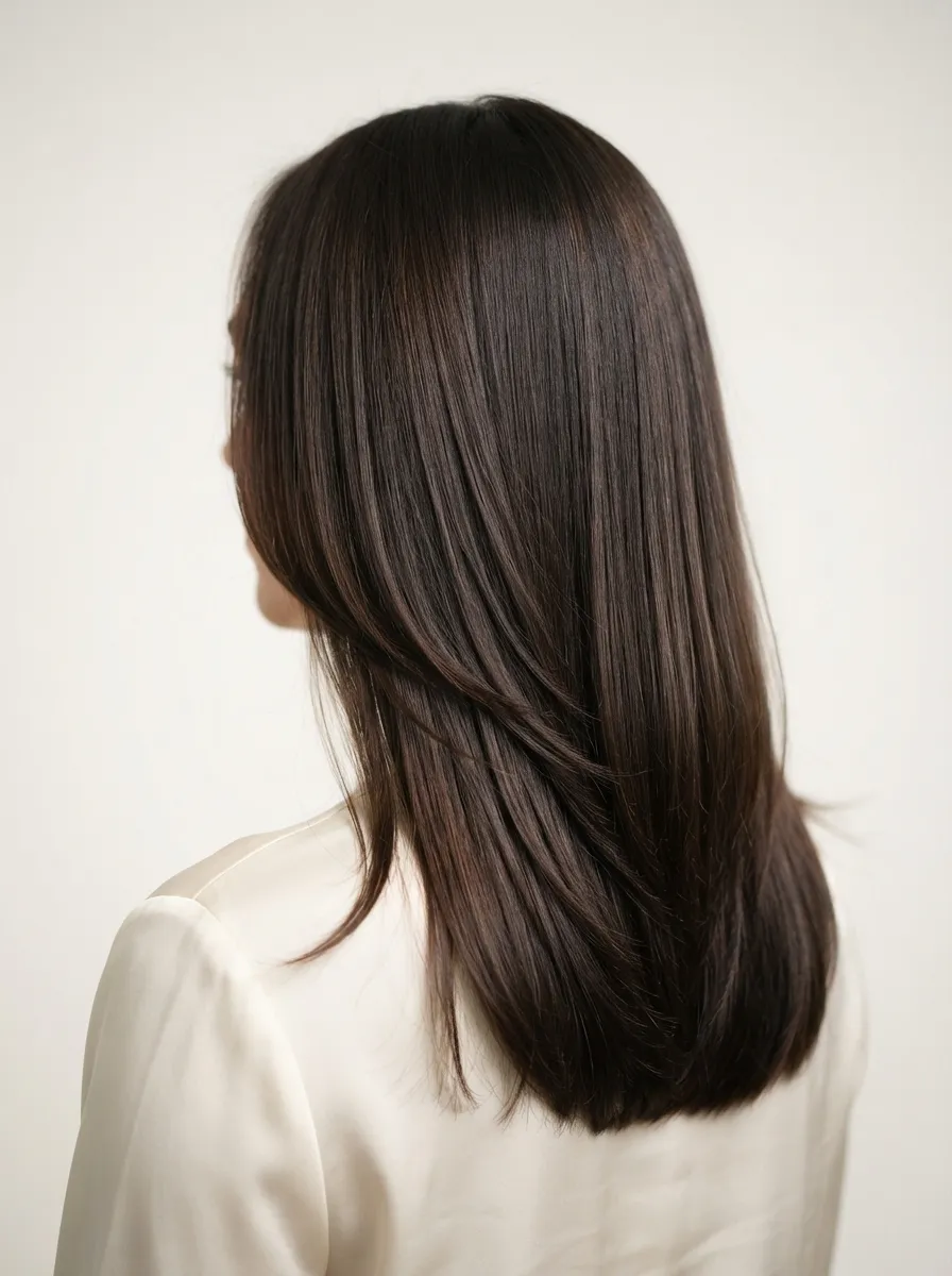 Invisible Layers for Sleek Hair