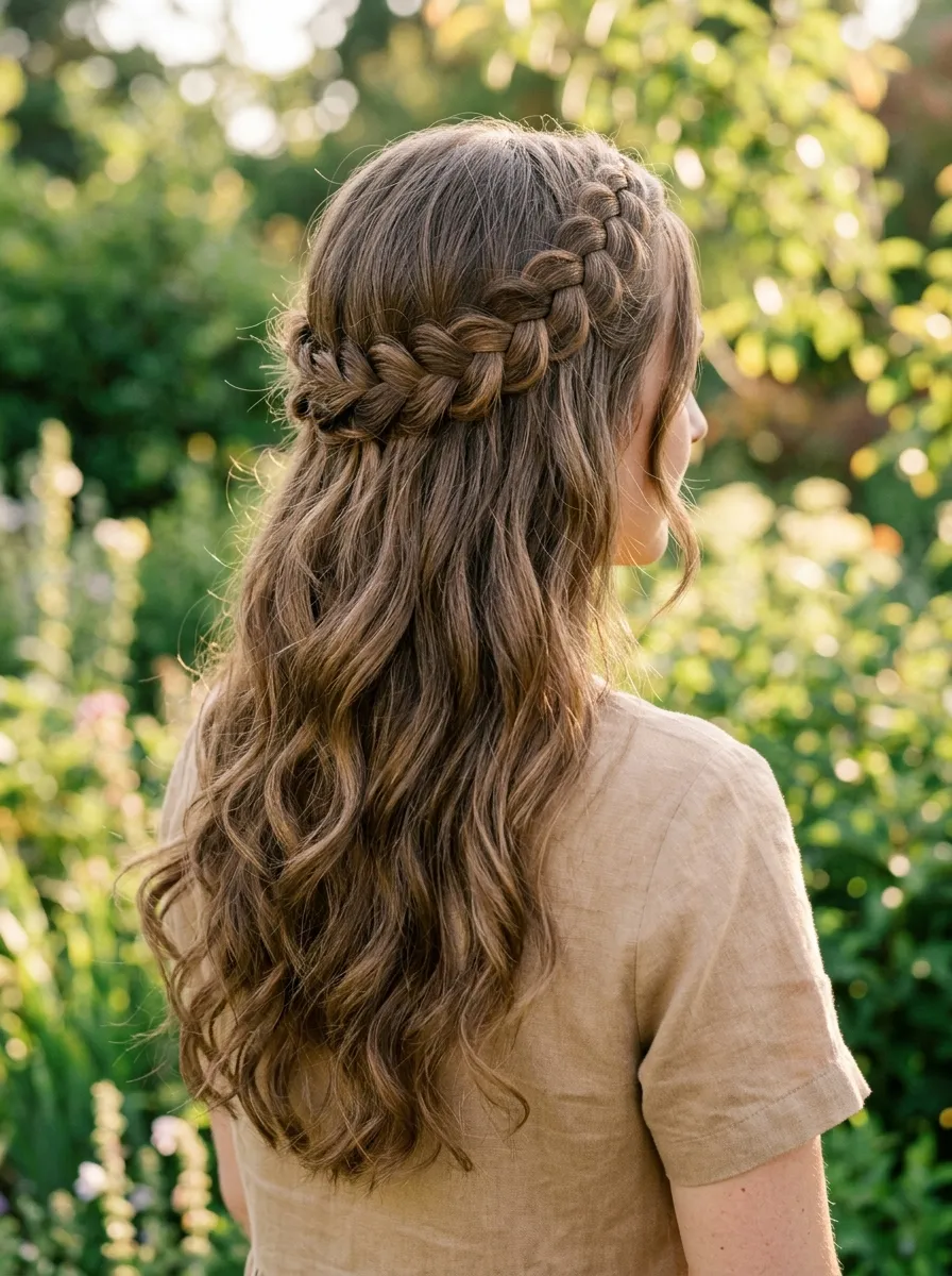Butterfly Layers With A Braided Crown