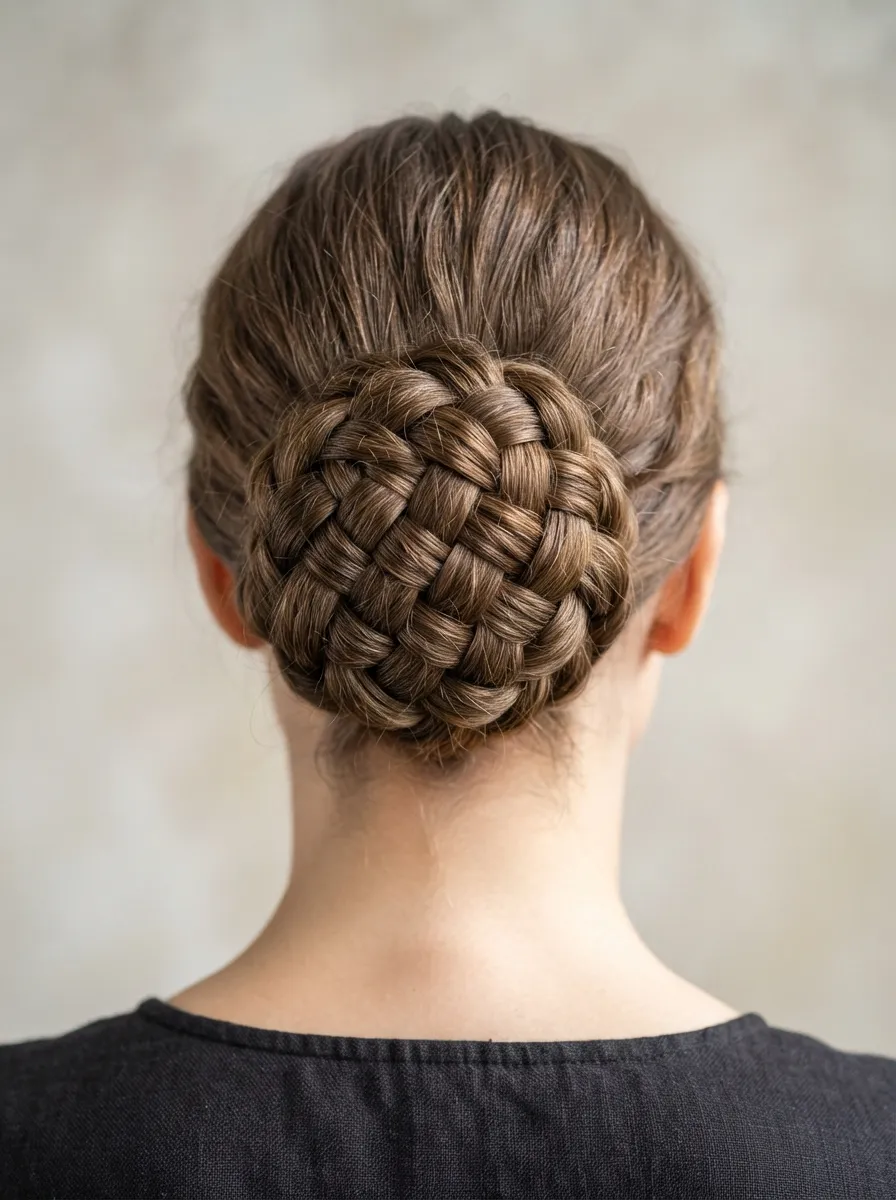 Woven Basket Bun