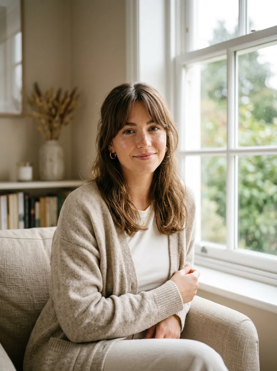 Curtain Bangs for Softness