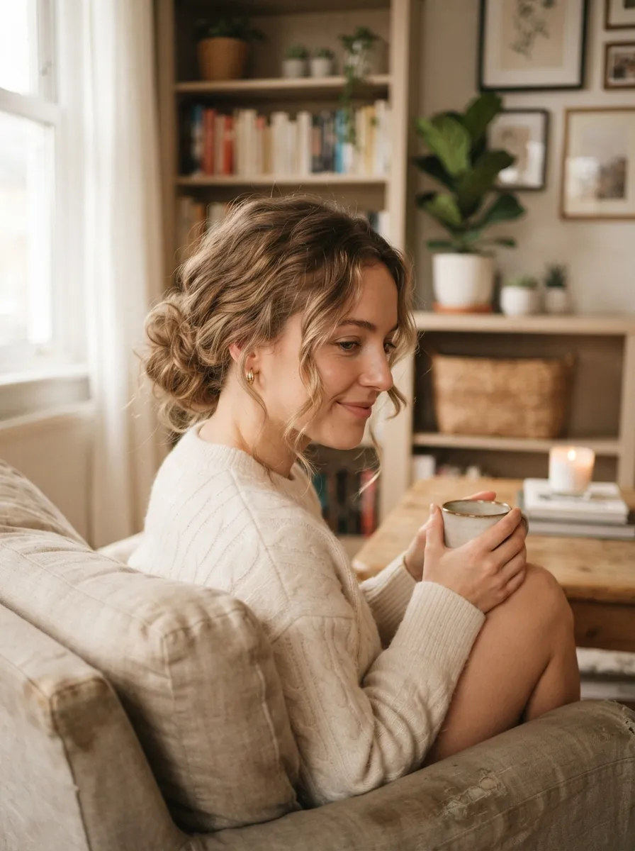 Messy Low Bun for Everyday Wear