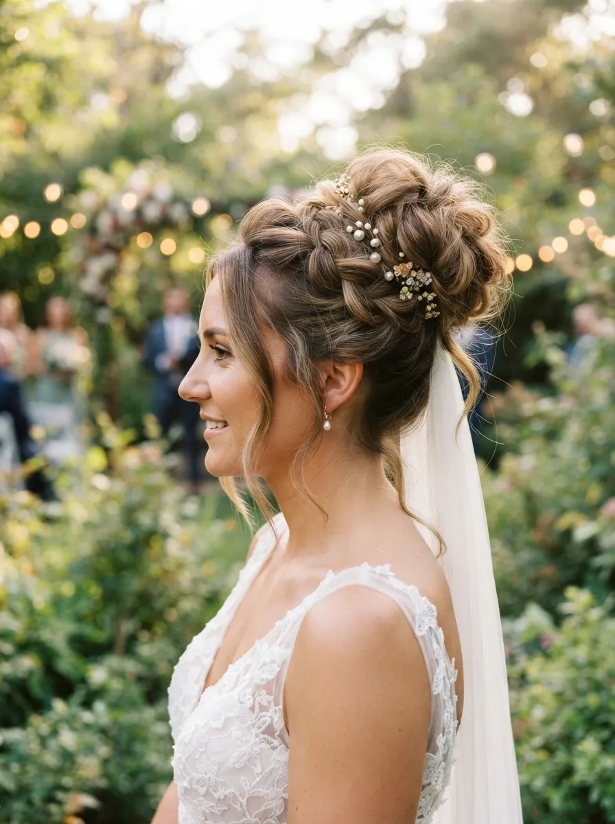 Textured Top Knot