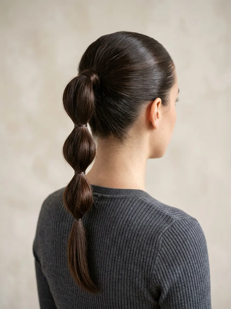 Bubble Ponytail for Extra Polish