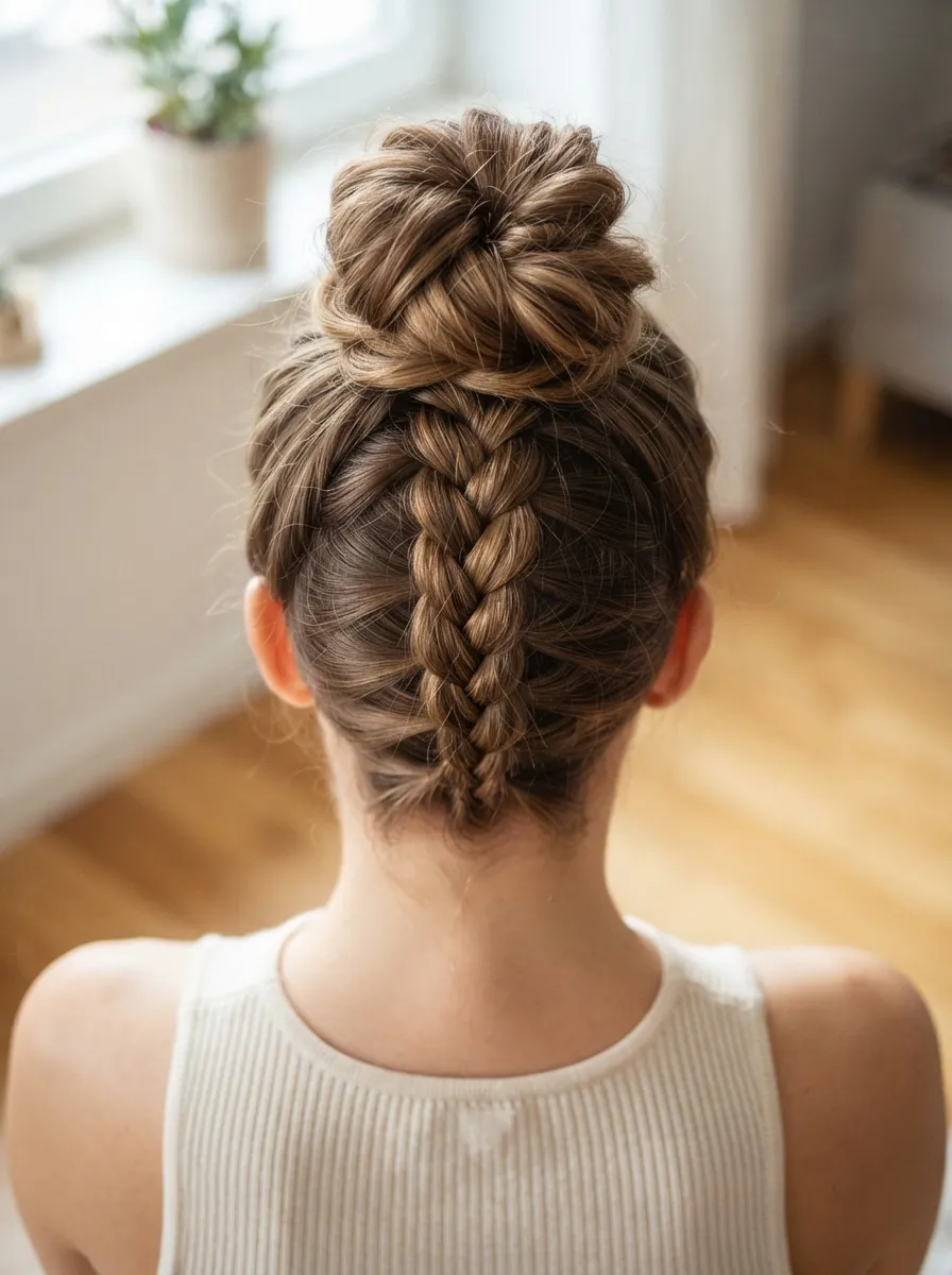 Braided High Bun
