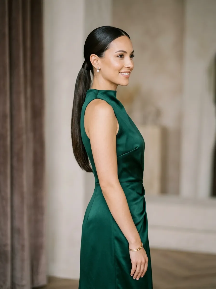 Sleek Low Ponytail