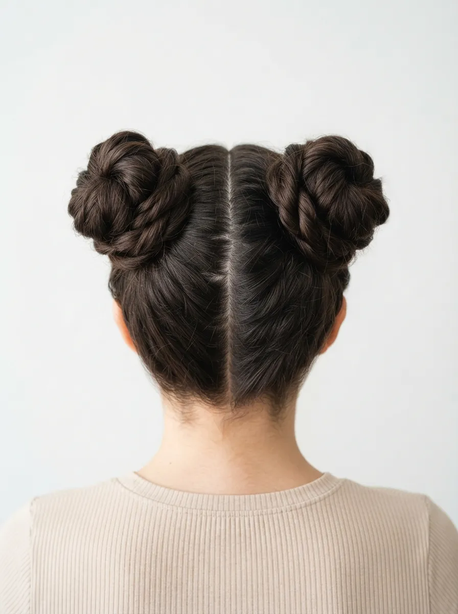 Two Twisted Space Buns