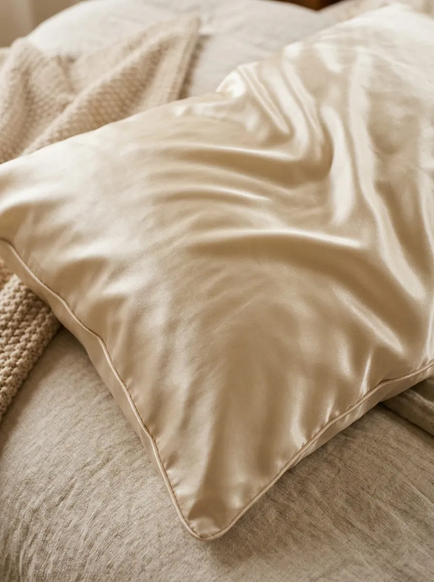 pillowcase with soft folds