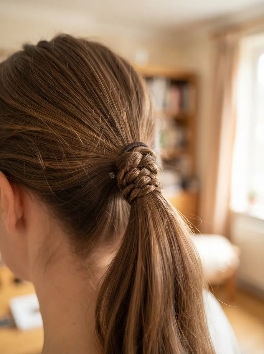 The Braided Ponytail Wrap