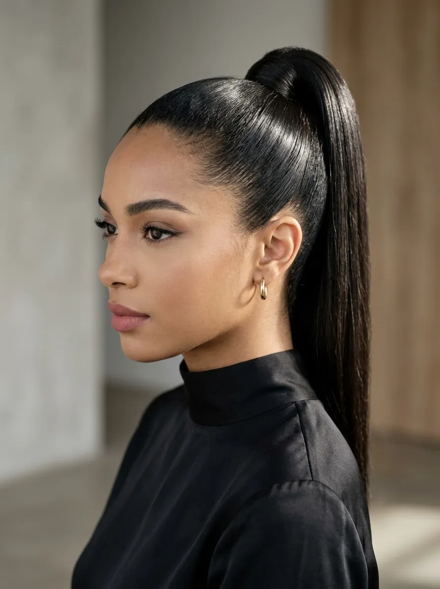 Sleek High Ponytail