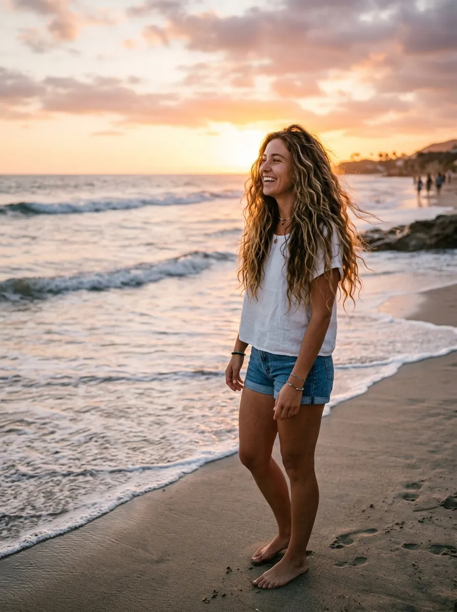 Loose Beach Waves