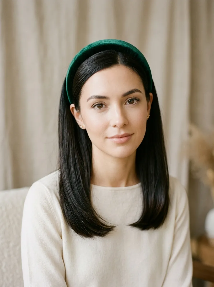 Velvet Headband Style