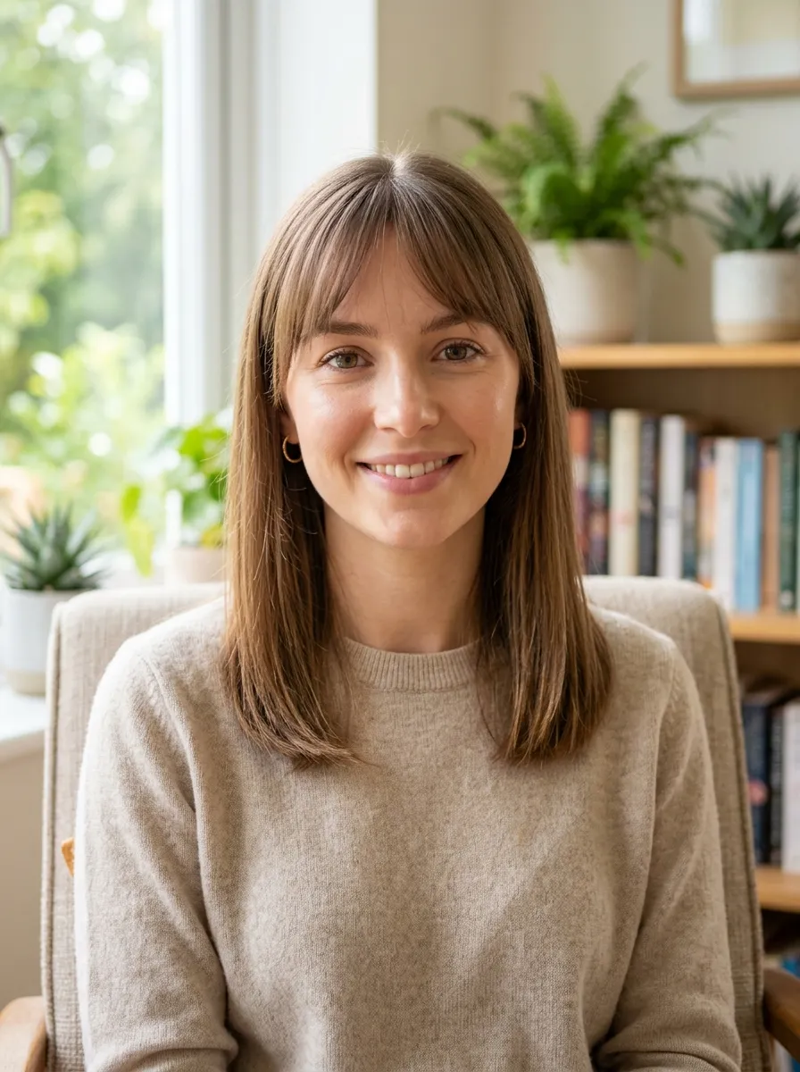 Bottleneck Bangs For Straight Fine Hair