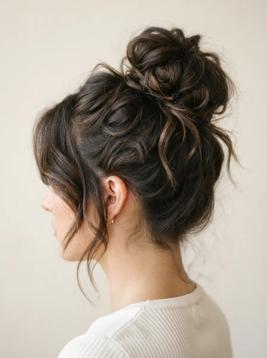 Messy Top Knot