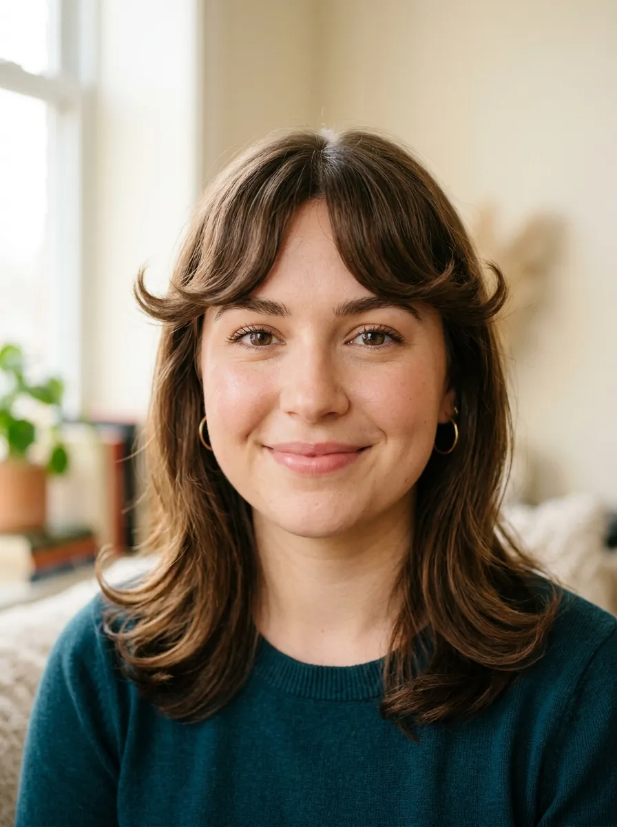 Curved Bangs