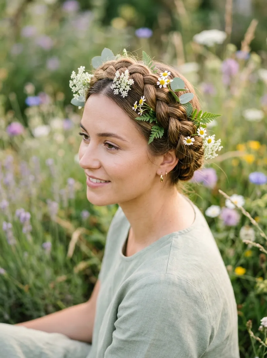 Dutch Braid Crown