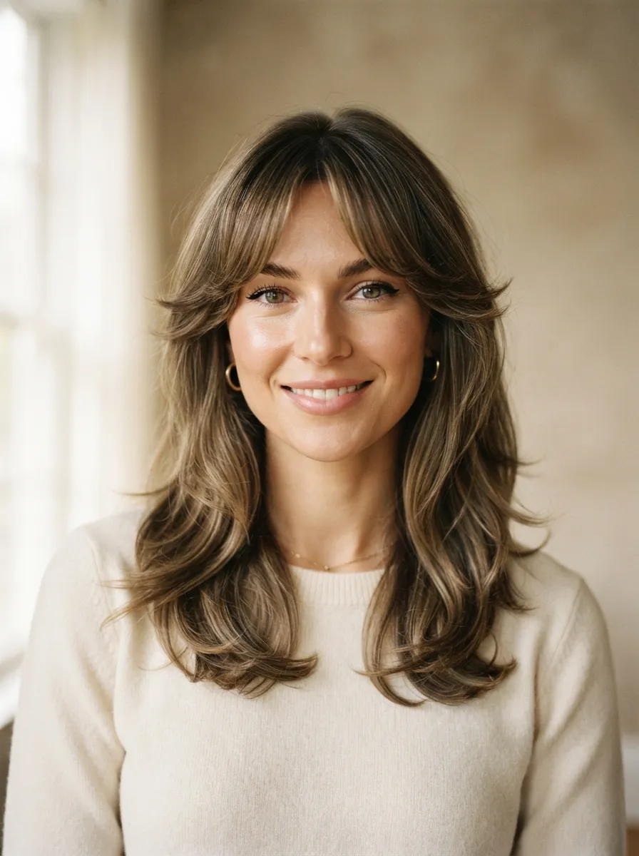 Curtain Bangs For Oval Face Shapes