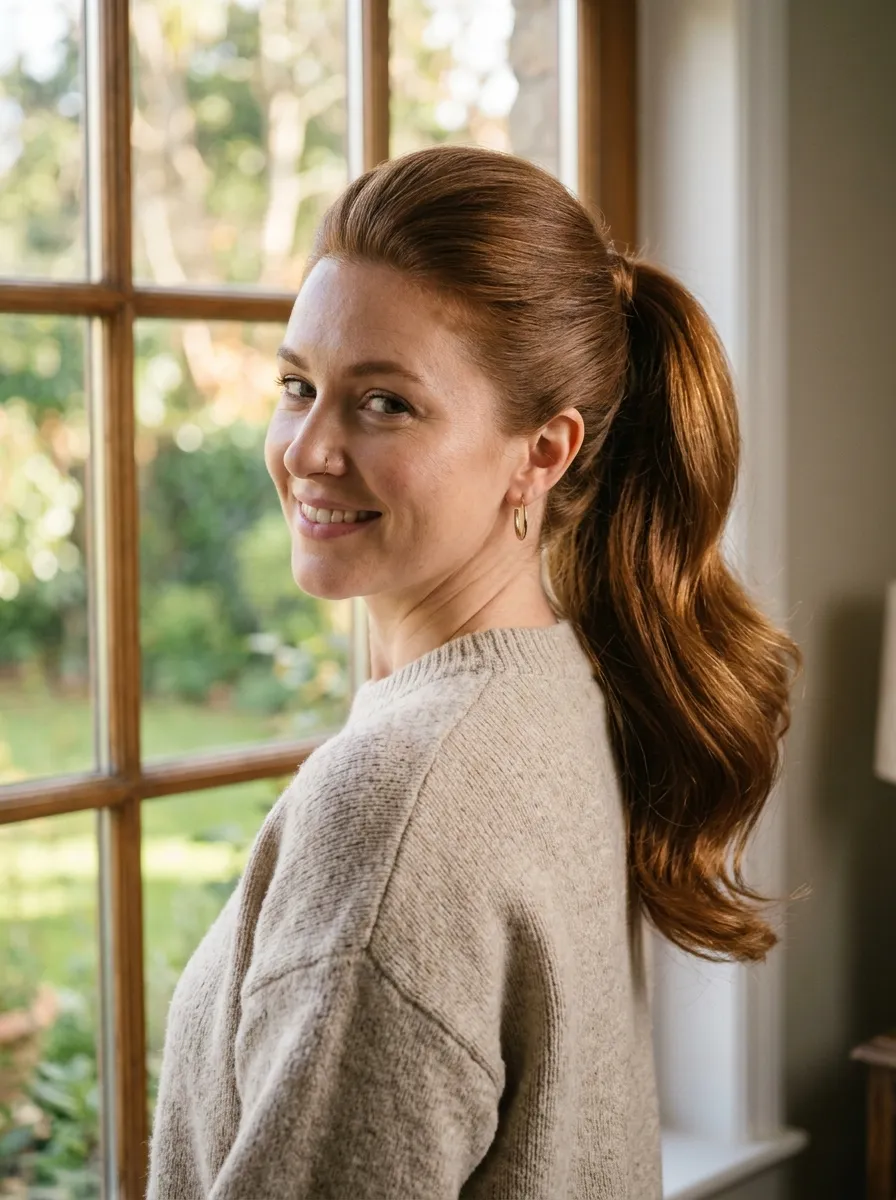 Sleek Ponytail for Fine, Thin Hair