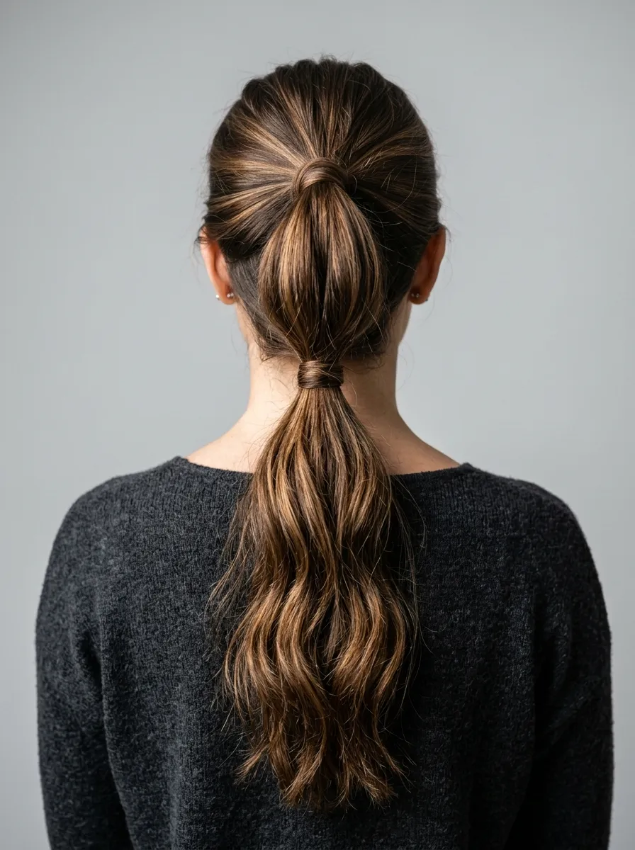 Double Ponytail (Two Tone Effect)