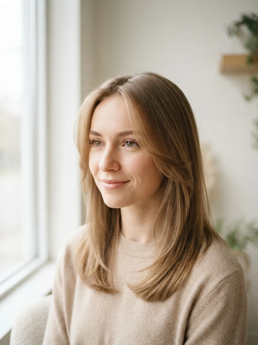 Face Framing Layers for Fine Hair