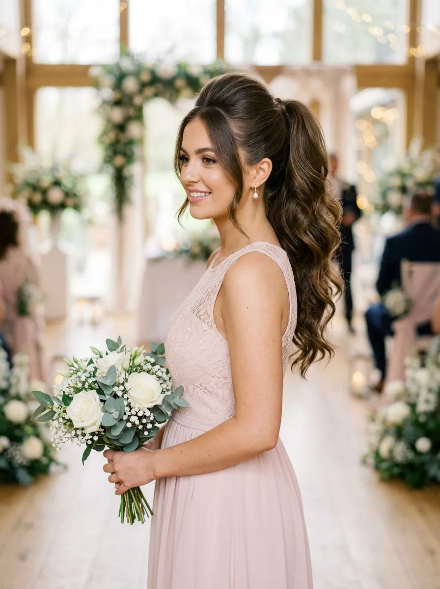 Voluminous High Ponytail