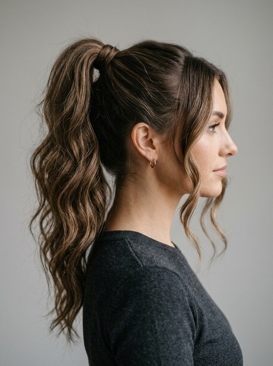 Wavy Ponytail