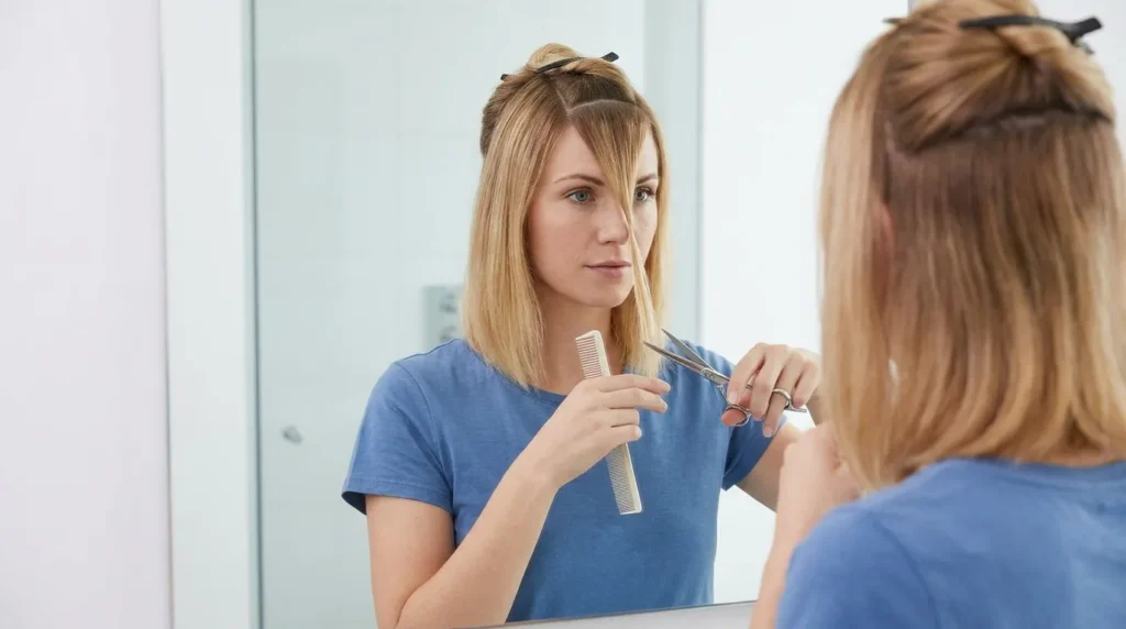 Cut Bangs at Home