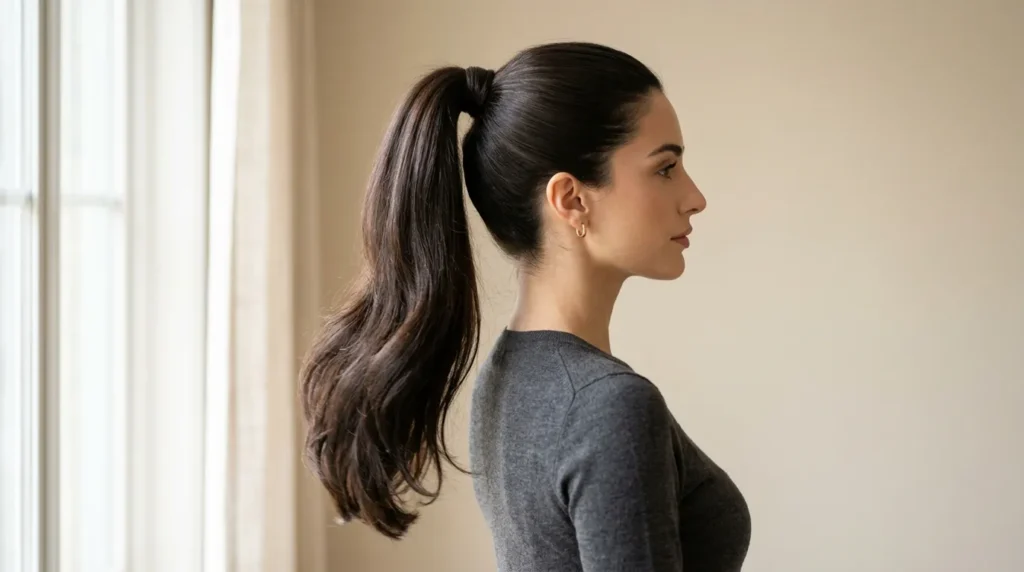 Ponytail Hairstyle Ideas for Thick Hair